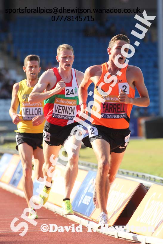 Mens 5000 metres, Sainsbury's British Champs, Alexander Stadium, Birmingham. Photo: David T. Hewitson/Sprts for All Pics
